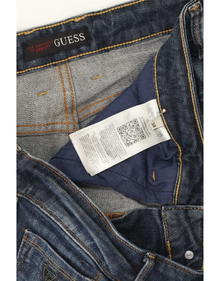 Guess Vaqueros Slim Hombre W34 L34 Algodón Azul Marino