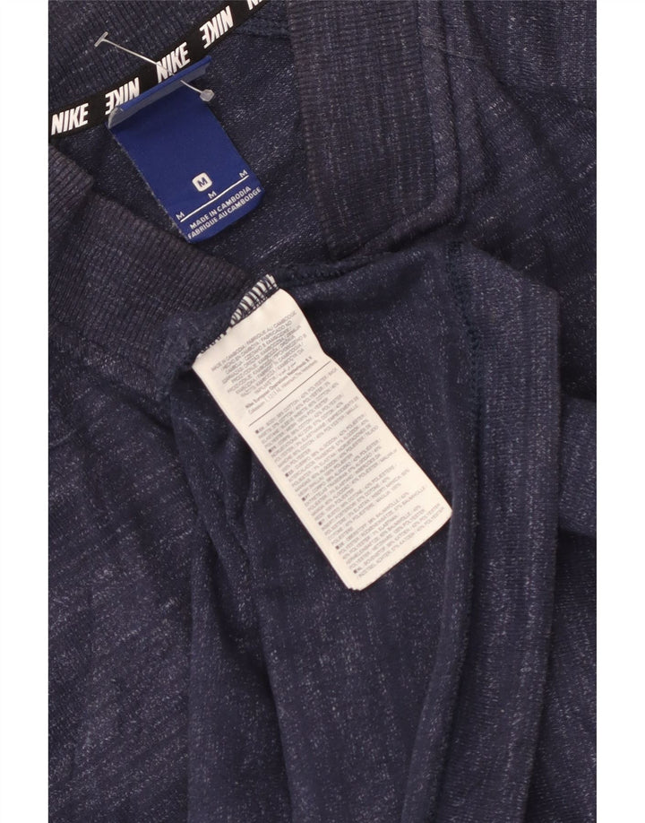 Nike - Chaqueta de chándal para hombre, talla mediana, algodón moteado en azul marino