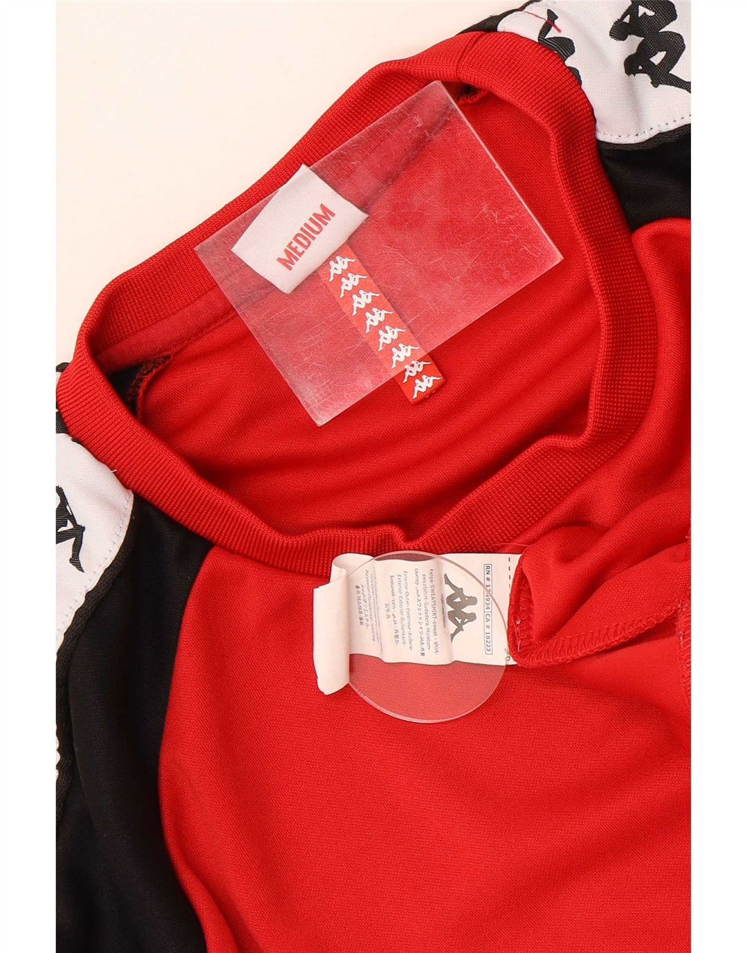 Kappa Hombre Sudadera Gráfica Jumper Medium Rojo Colorblock Poliéster