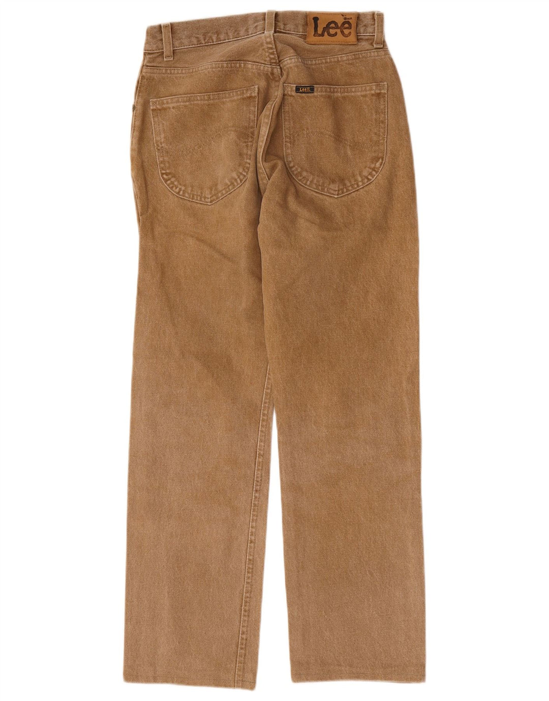 Vaqueros Lee Mujer Rectos W29 L28 Algodón Beige