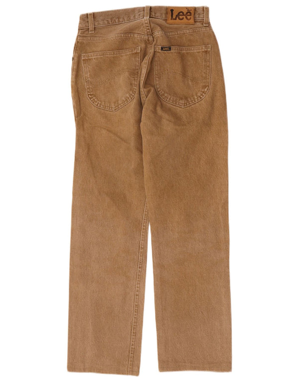 Vaqueros Lee Mujer Rectos W29 L28 Algodón Beige