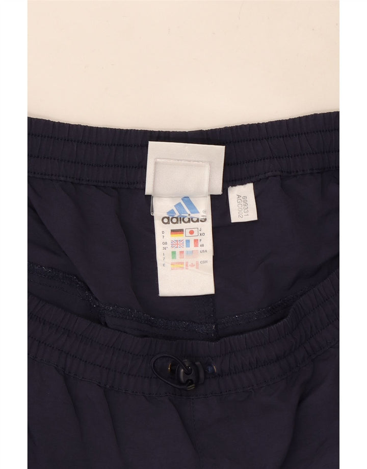 Pantalones cortos deportivos ADIDAS para hombre grande poliéster azul marino