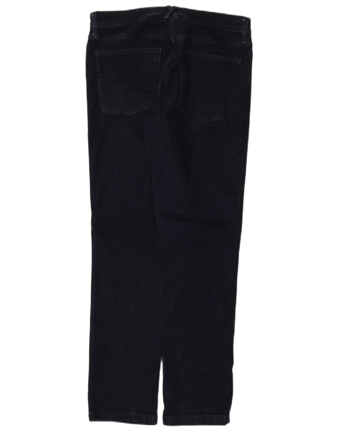White Stuff Vaqueros rectos para mujer UK 12 Medium W32 L30 Azul marino Algodón