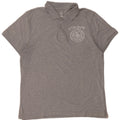 Nike Polo gráfico para hombre de algodón moteado gris grande