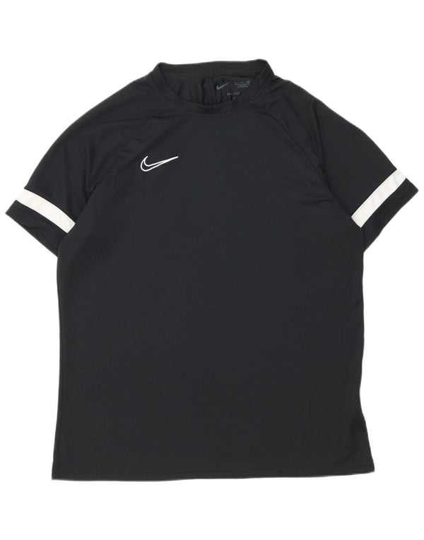 Nike Camiseta Dri Fit para Hombre Top XL Negro Colorblock