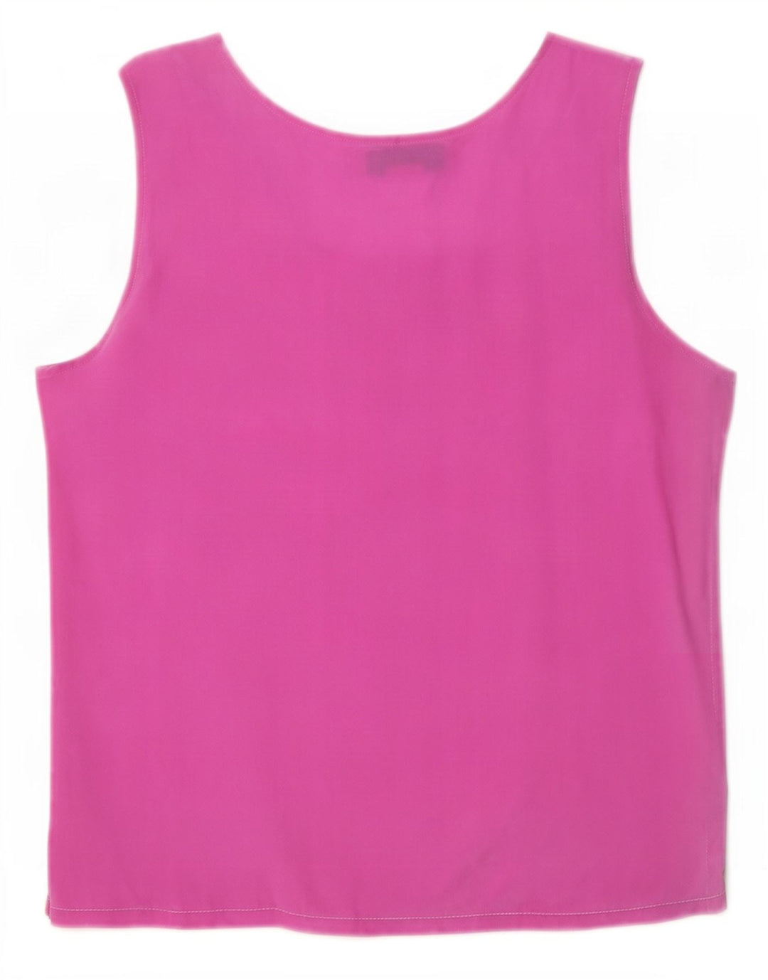 Blunauta Blusa Sin Mangas para Mujer IT 46 Large Seda Rosa