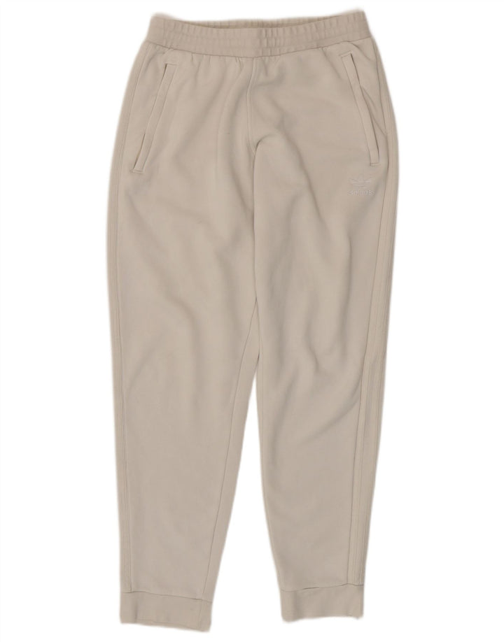 ADIDAS Pantalones de chándal para hombre Joggers Medium Off White Cotton