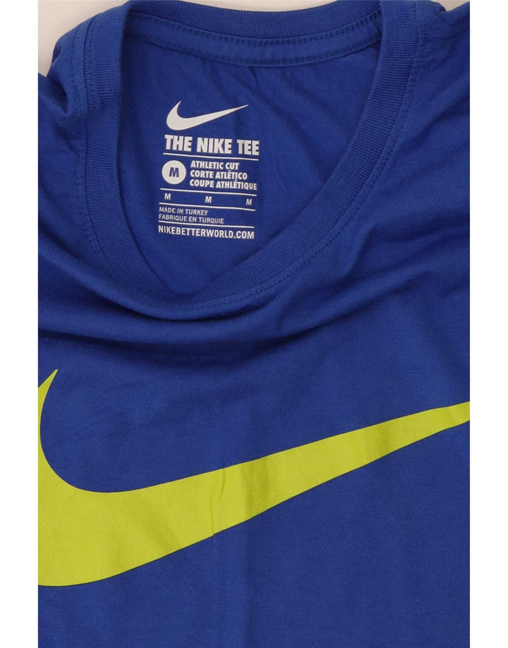 Camiseta Nike Athletic Fit Graphic para hombre, color azul medio