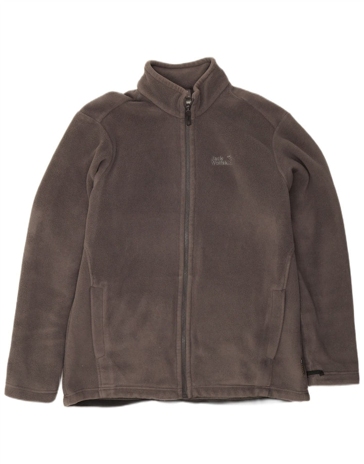 Jack Wolfskin Chaqueta polar con forro para hombre UK 44/46 XL Gris Poliéster