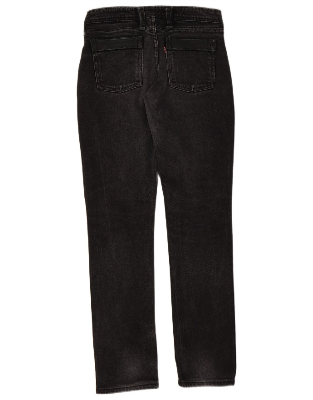 LEVI'S Vaqueros Slim Mujer W31 L32 Algodón Negro
