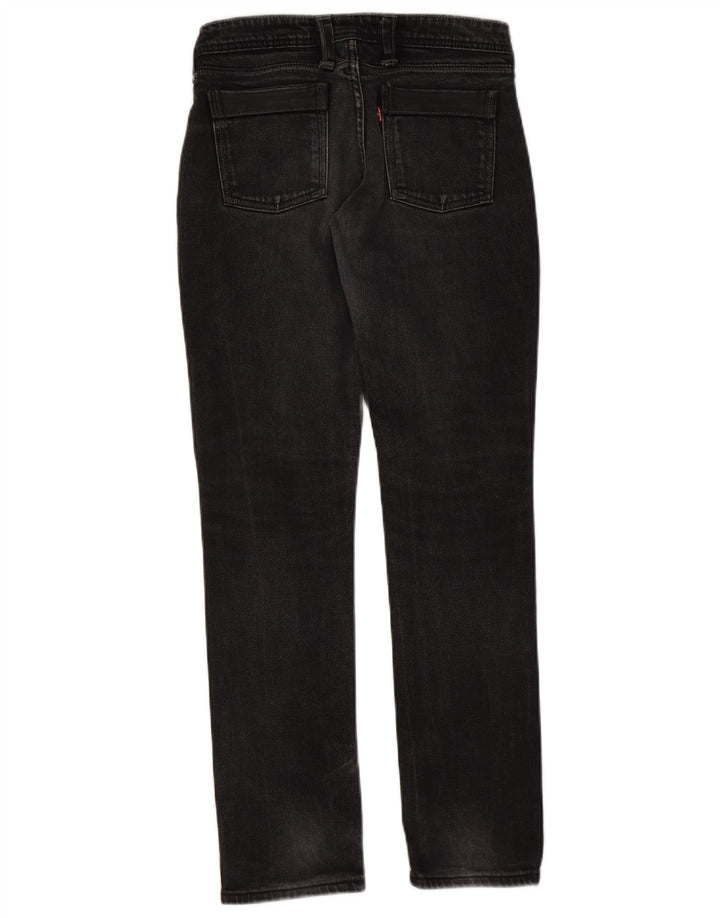 LEVI'S Vaqueros Slim Mujer W31 L32 Algodón Negro