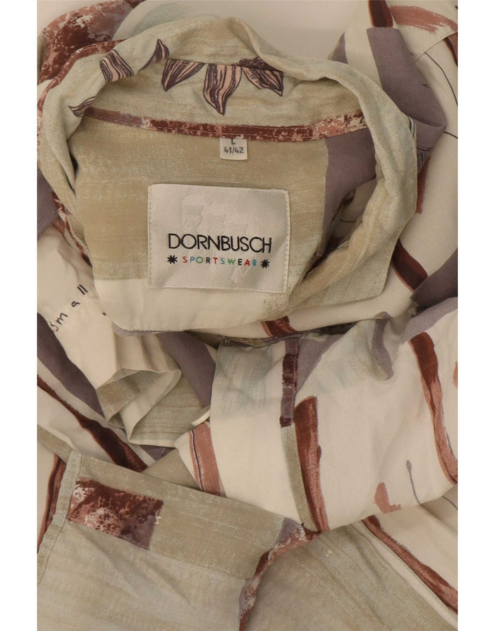 Dornbusch Camisa de manga corta para hombre talla 41/42 grande multicolor patchwork