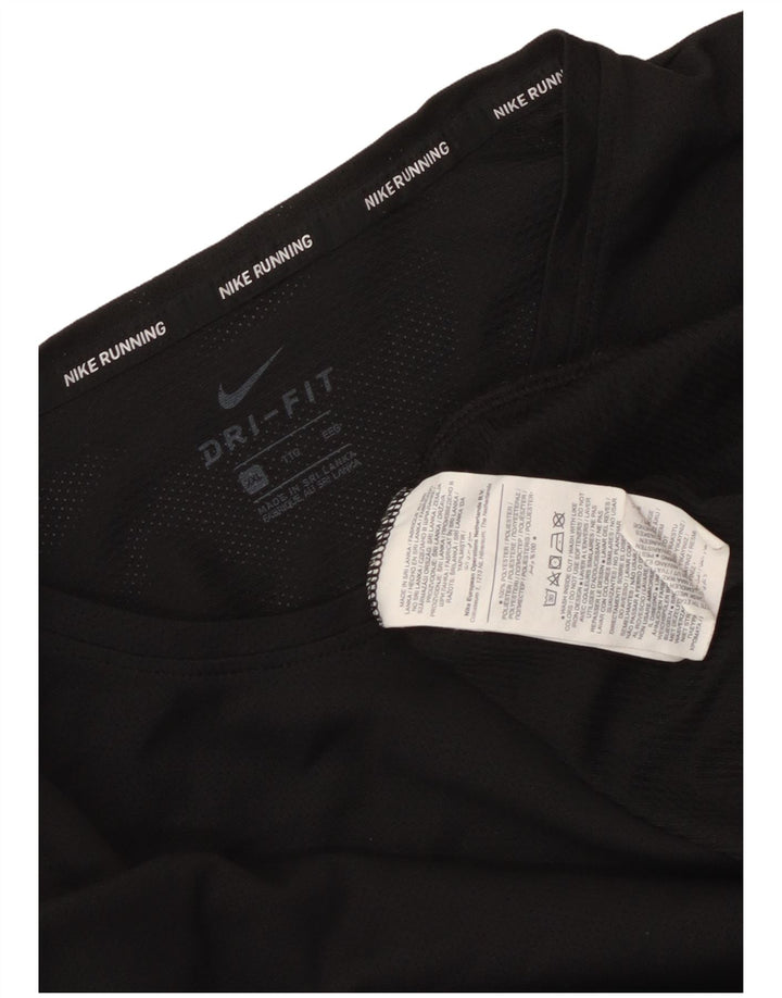 Nike Camiseta Dri Fit para hombre Top 2XL Poliéster negro