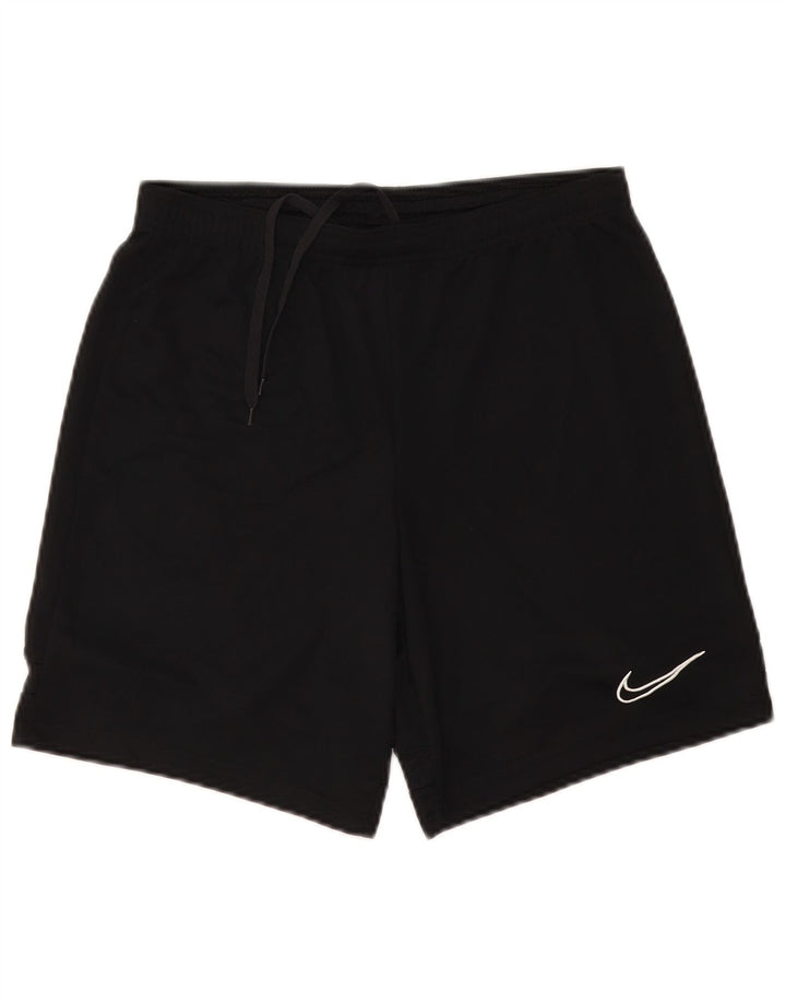 Nike Dri Fit - Pantalones cortos deportivos para hombre (poliéster), color negro