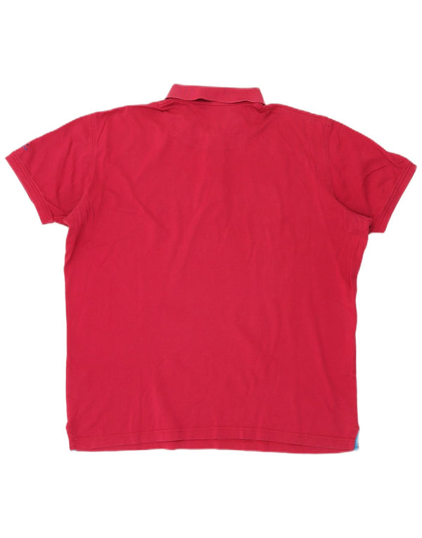 Harmont & Blaine Polo para hombre 2XL Algodón rosa
