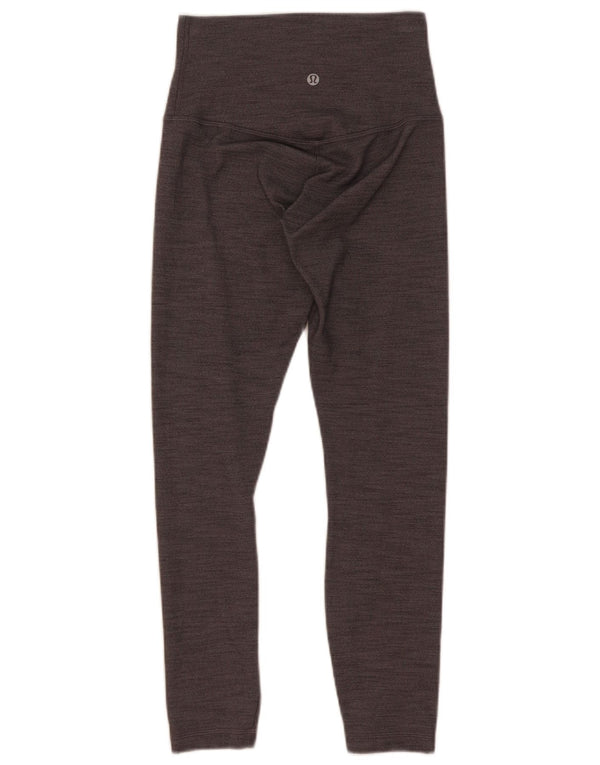 Lululemon Leggings cortos para mujer US 4 Small Grey Herringbone