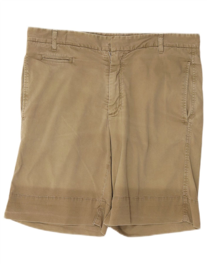 Fred Perry Pantalones cortos chinos para hombre IT 48 Medium W32 Algodón caqui