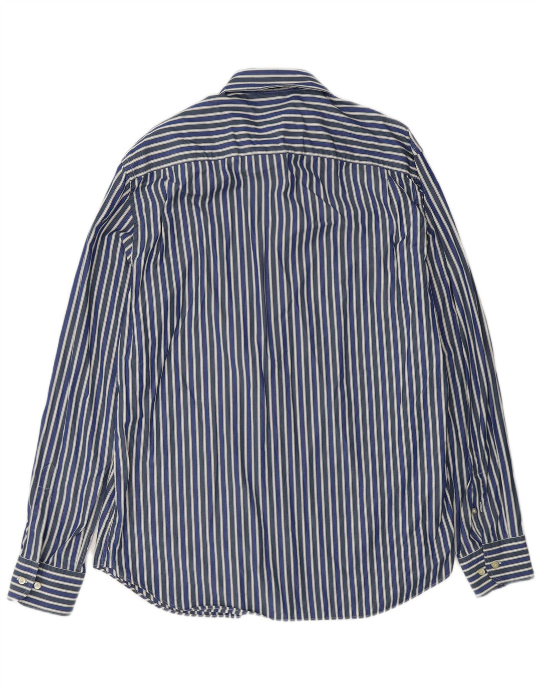 Camisa Massimo Dutti Hombre XL Rayas Azul Marino