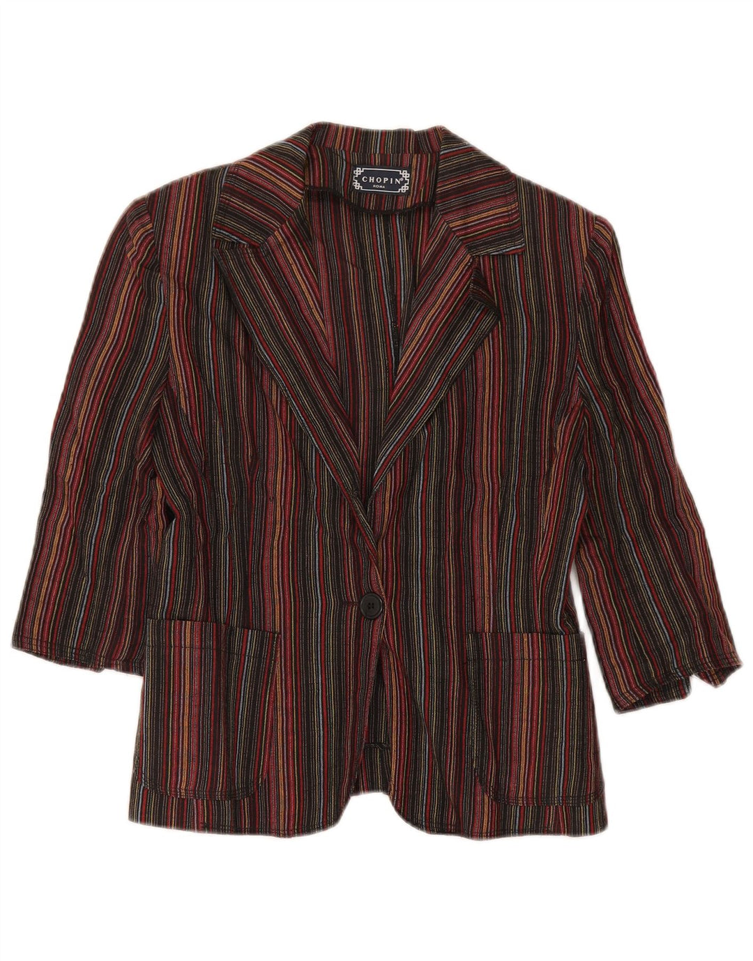 Chopin Roma Chaqueta Blazer de Manga 3/4 para Mujer IT 44 Mediana Multicolor