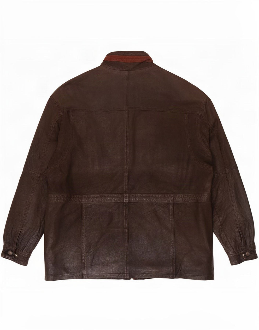 Torus Chaqueta de cuero para hombre UK 40 Large Brown