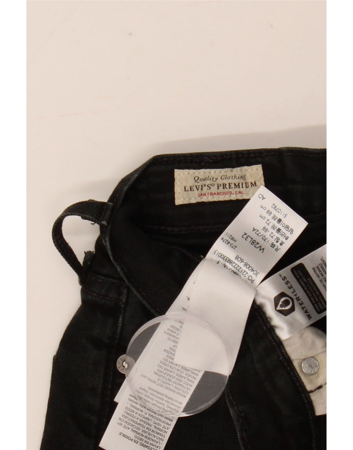 Vaqueros pitillo para mujer Levi's W28 L32 Algodón negro