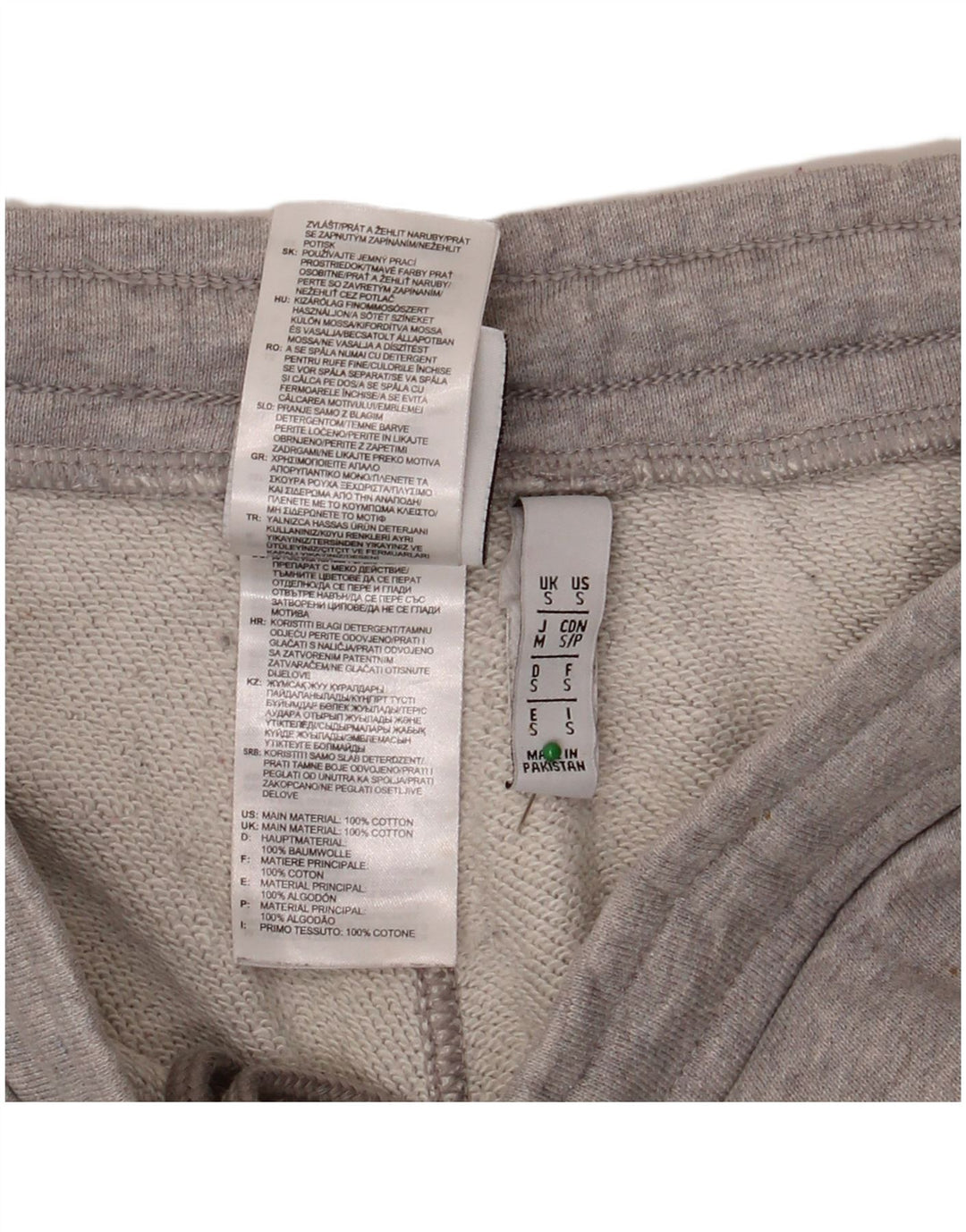 Pantalones cortos deportivos ADIDAS para hombre pequeños de algodón gris