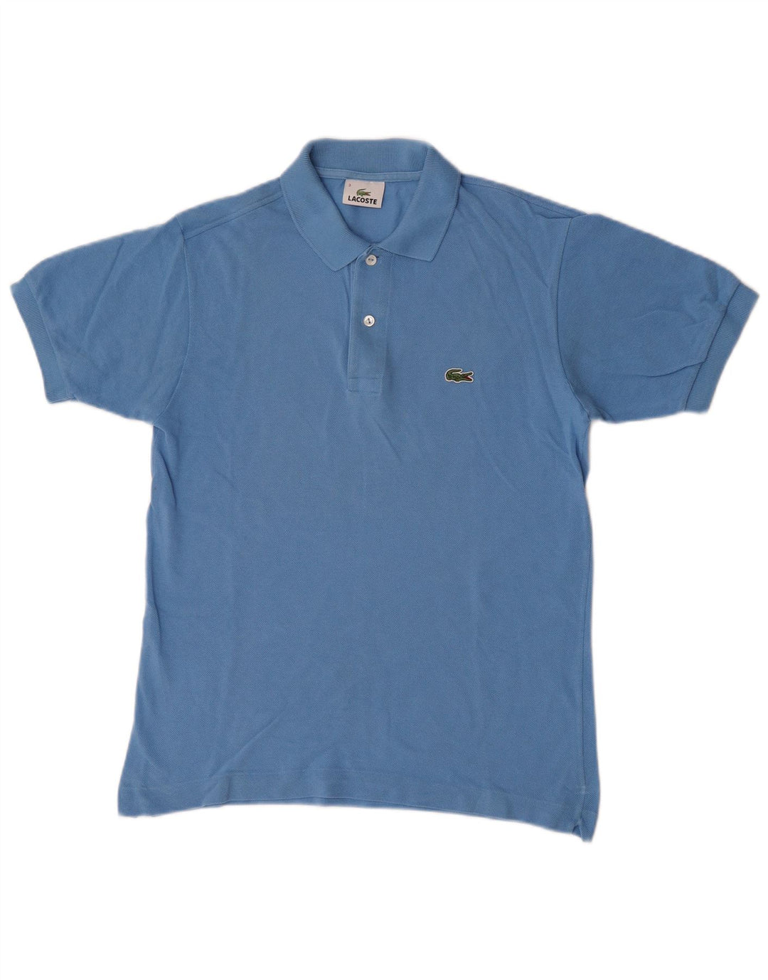 Polo Lacoste para hombre talla 3 pequeño algodón azul
