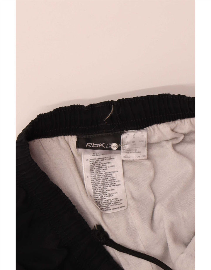 Pantalones de chándal Reebok para hombre Large Black Poliéster