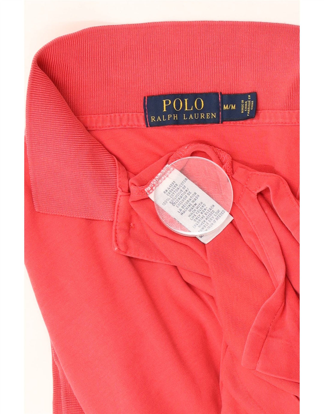 Polo Ralph Lauren Polo para hombre de algodón rojo mediano