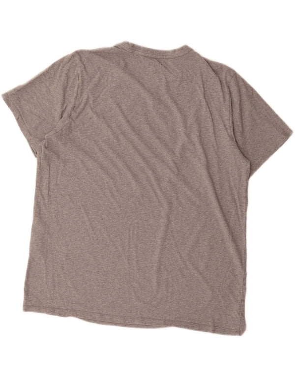 DOCKERS Camiseta para hombre Top 2XL Algodón moteado gris