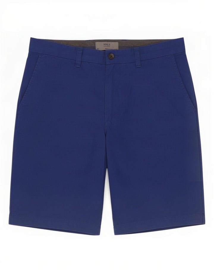 Marks & Spencer Pantalones cortos chinos para hombre mediano W30 algodón azul