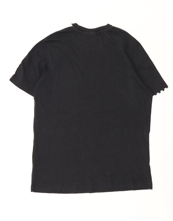 Adidas - Camiseta gráfica para hombre, talla mediana, algodón negro