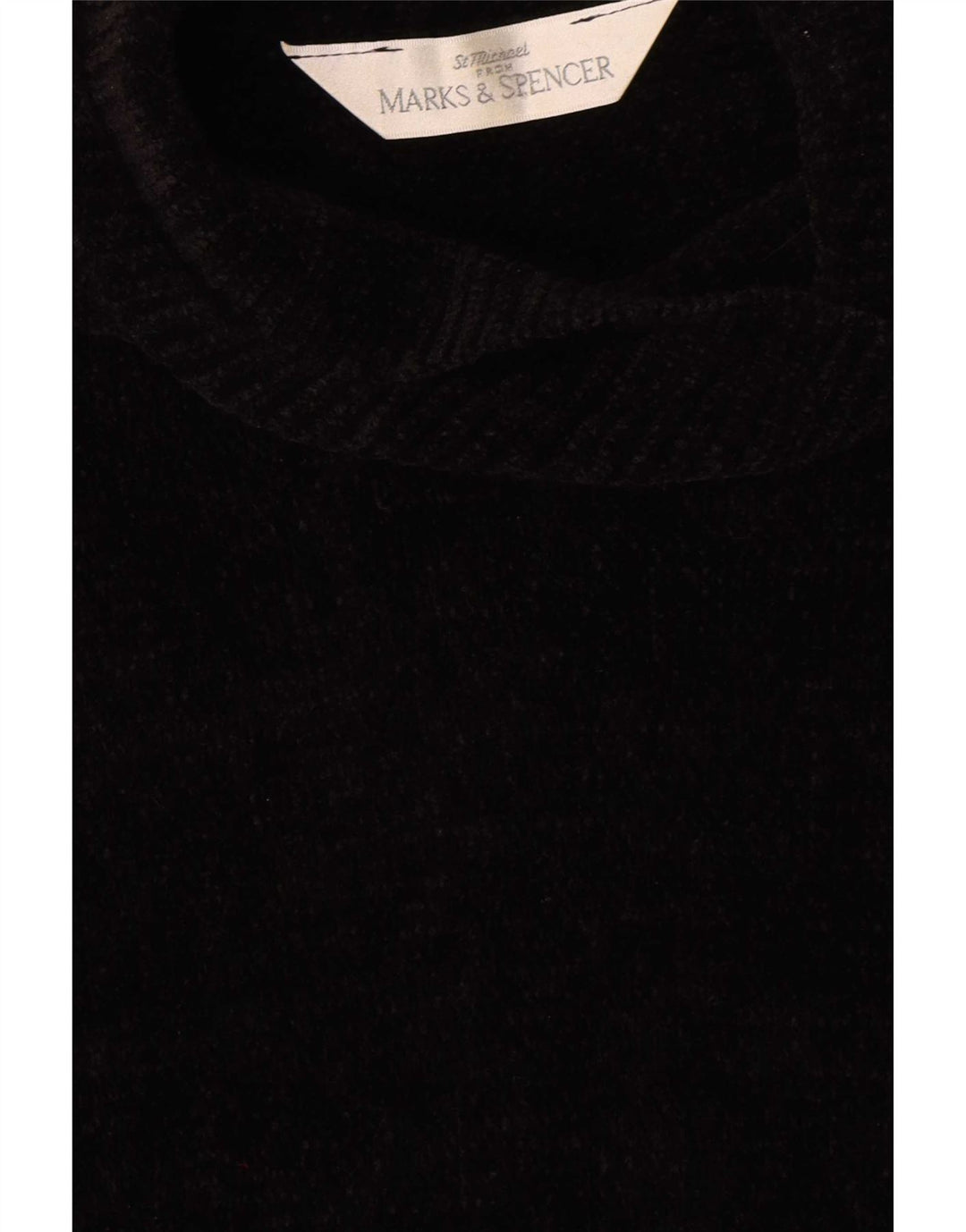Marks & Spencer Vestido tipo jersey de manga corta para mujer UK 42 Mediano Negro