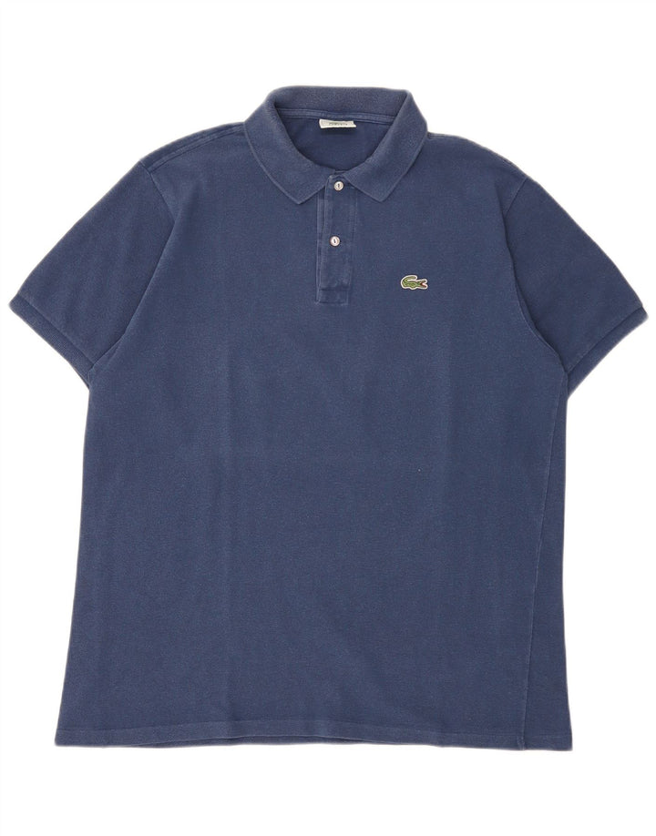 Polo Lacoste Hombre Talla 6 XL Algodón Azul Marino