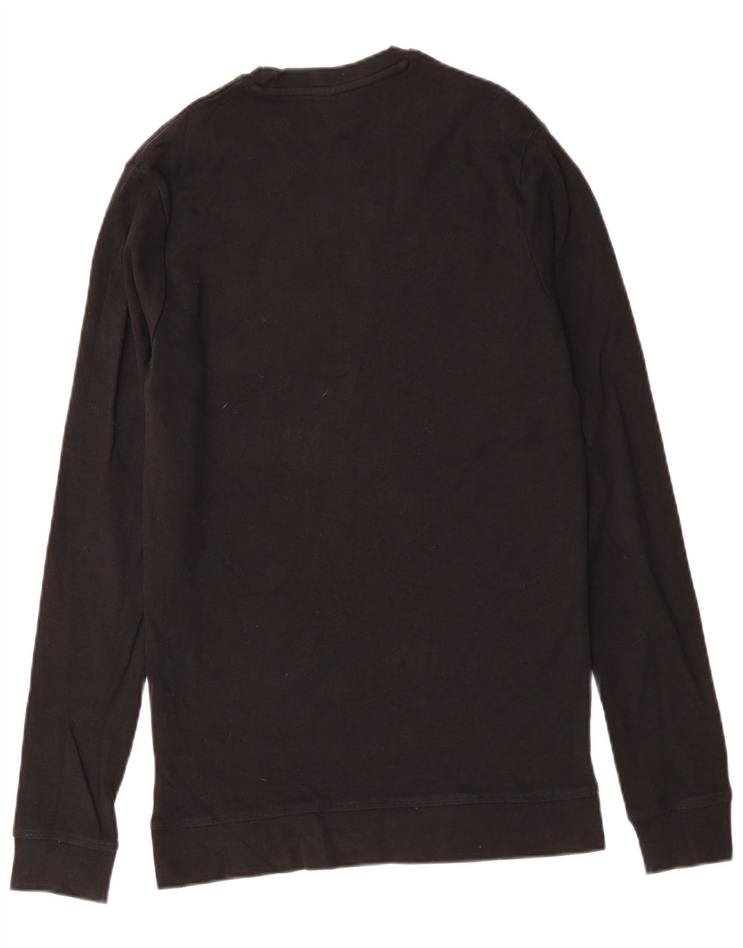 HUGO BOSS Top para mujer de manga larga UK 44 Grande Algodón negro