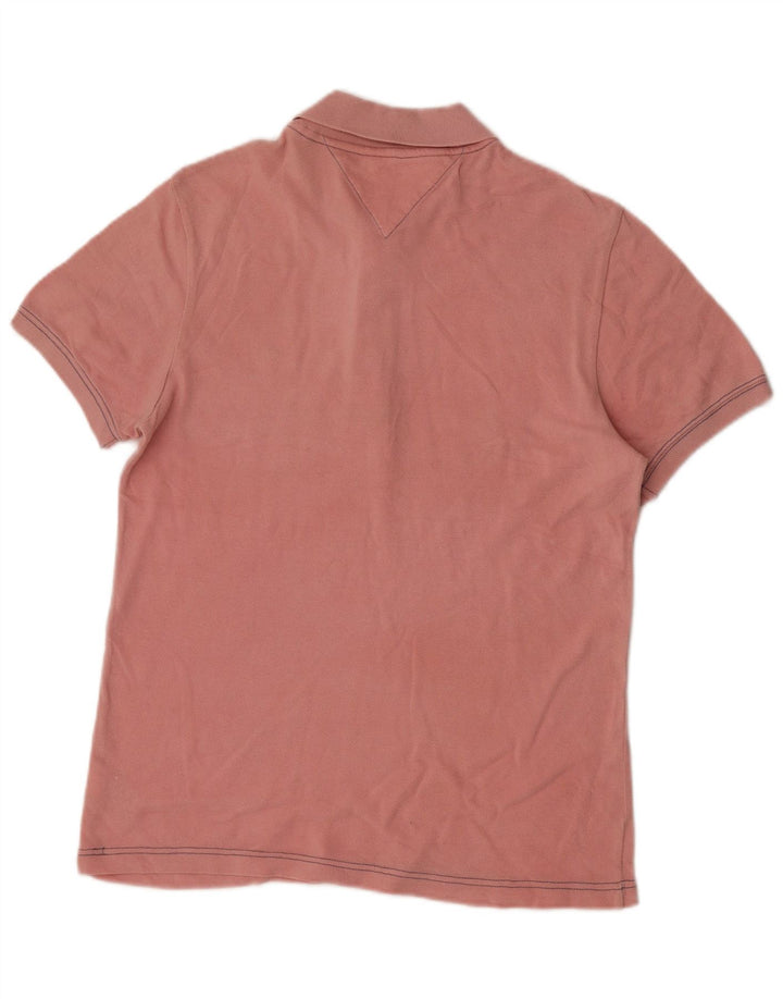 Polo Tommy Hilfiger Hombre Algodón Rosa Medio