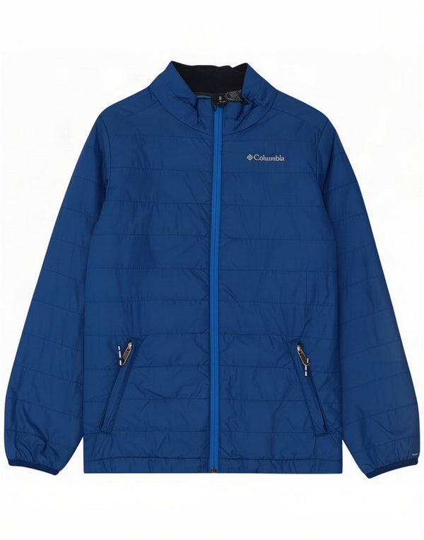 Chaqueta acolchada Columbia para mujer UK 44 Large Blue Nylon