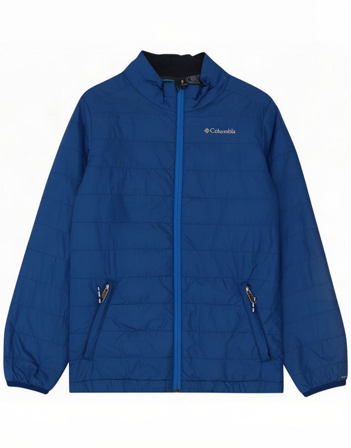 Chaqueta acolchada Columbia para mujer UK 44 Large Blue Nylon