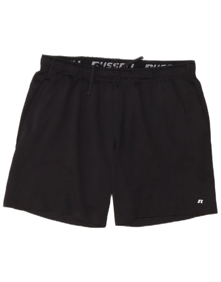 RUSSELL ATHLETIC Shorts deportivos para hombre XL Negro Poliéster