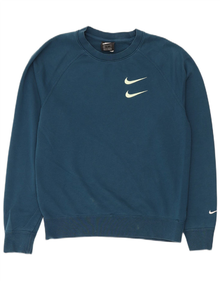 Nike Hombre Sudadera Jumper Small Azul Algodón