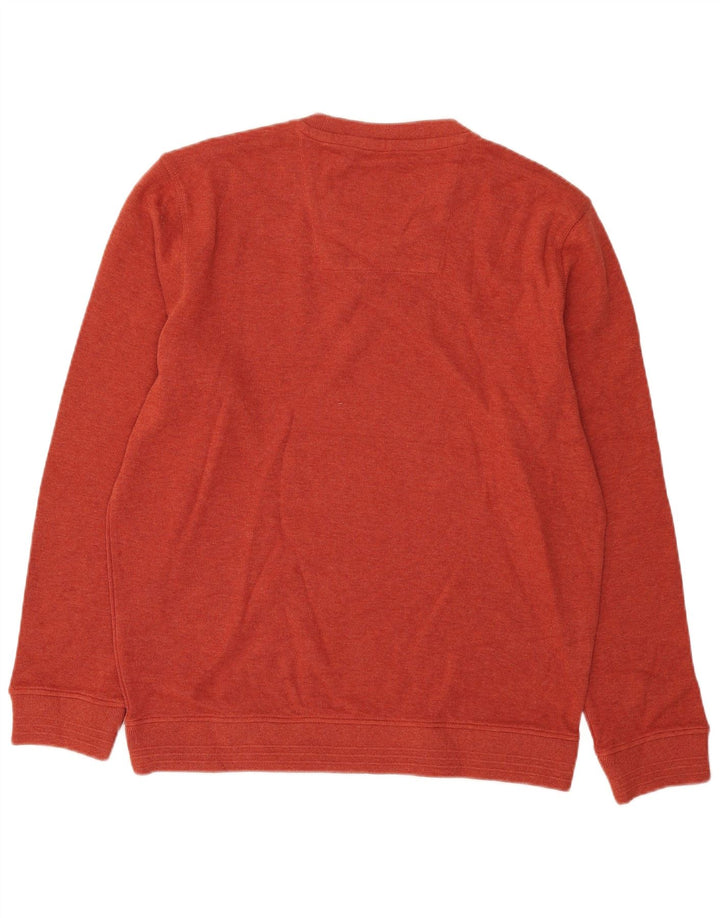 Crew Clothing Sudadera para hombre Jumper XL Naranja Algodón