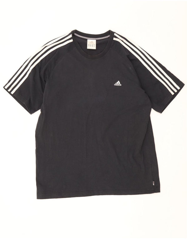 Adidas Hombre Camiseta Top XL Azul Marino Algodón