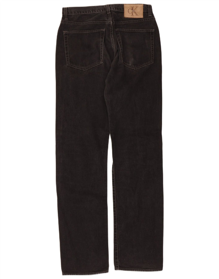 Calvin Klein Jeans rectos para hombre W31 L33 Algodón negro