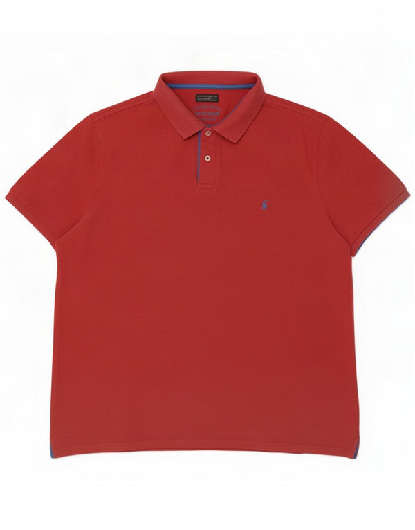 Joules Polo para hombre 2XL Algodón rosa