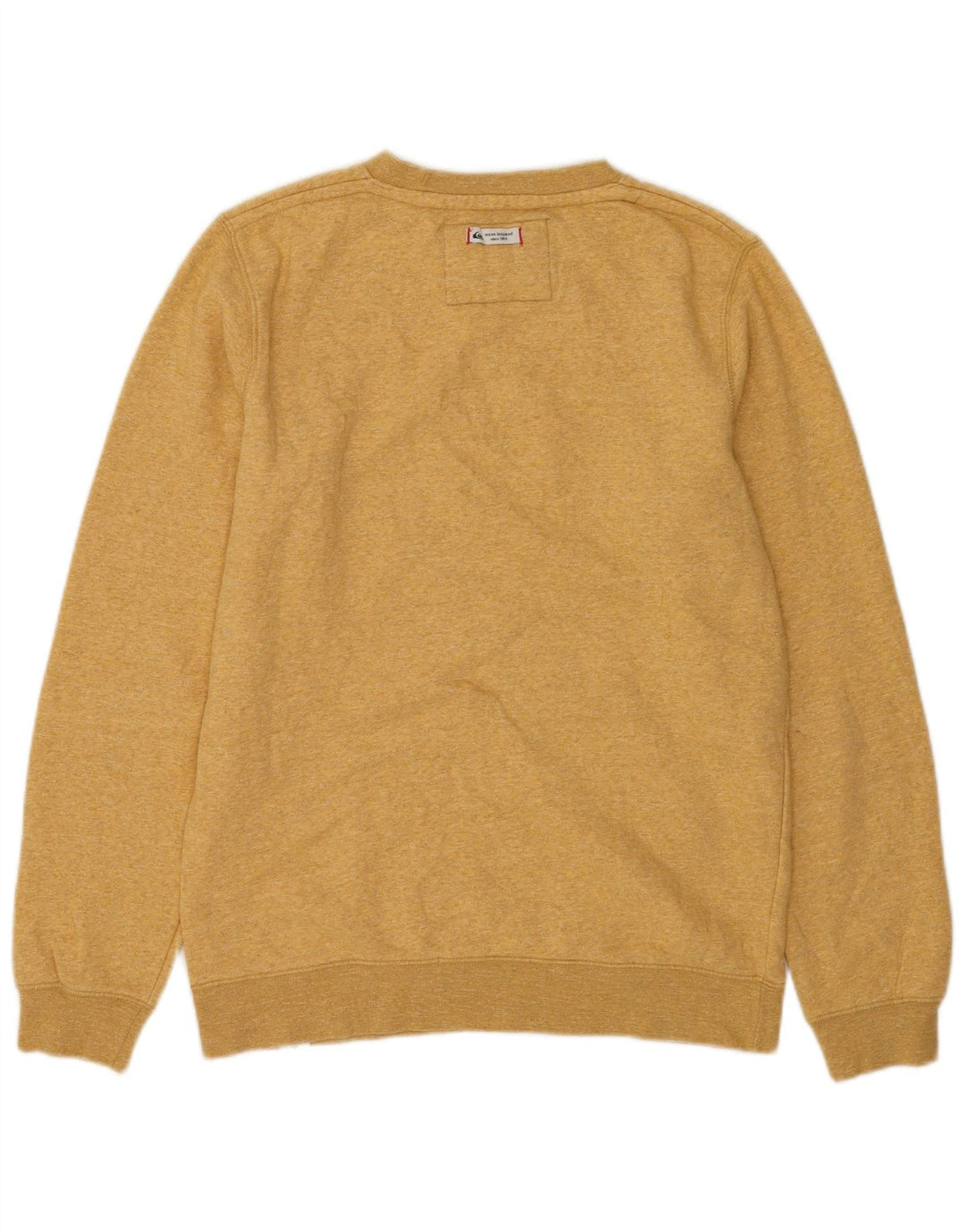 Quiksilver Hombre Sudadera Jumper Small Amarillo Algodón