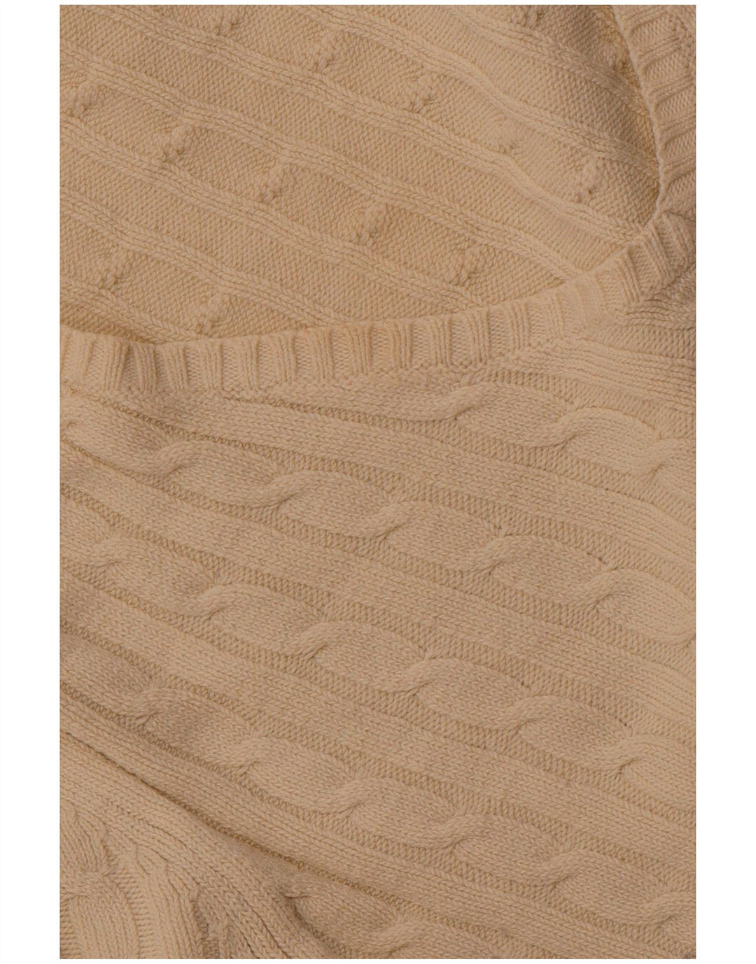 CREW CLOTHING Suéter tipo jersey con cuello en V para mujer UK 18 XL Algodón blanco roto