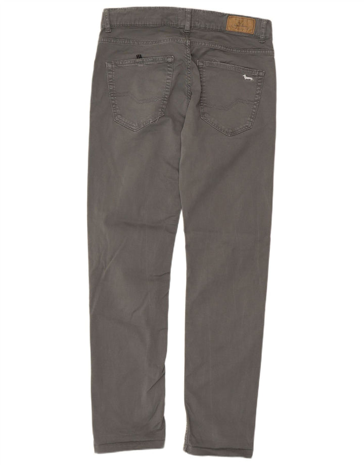 Harmont & Blaine Pantalones informales ajustados para mujer IT 46 Large W32 L28 Gris