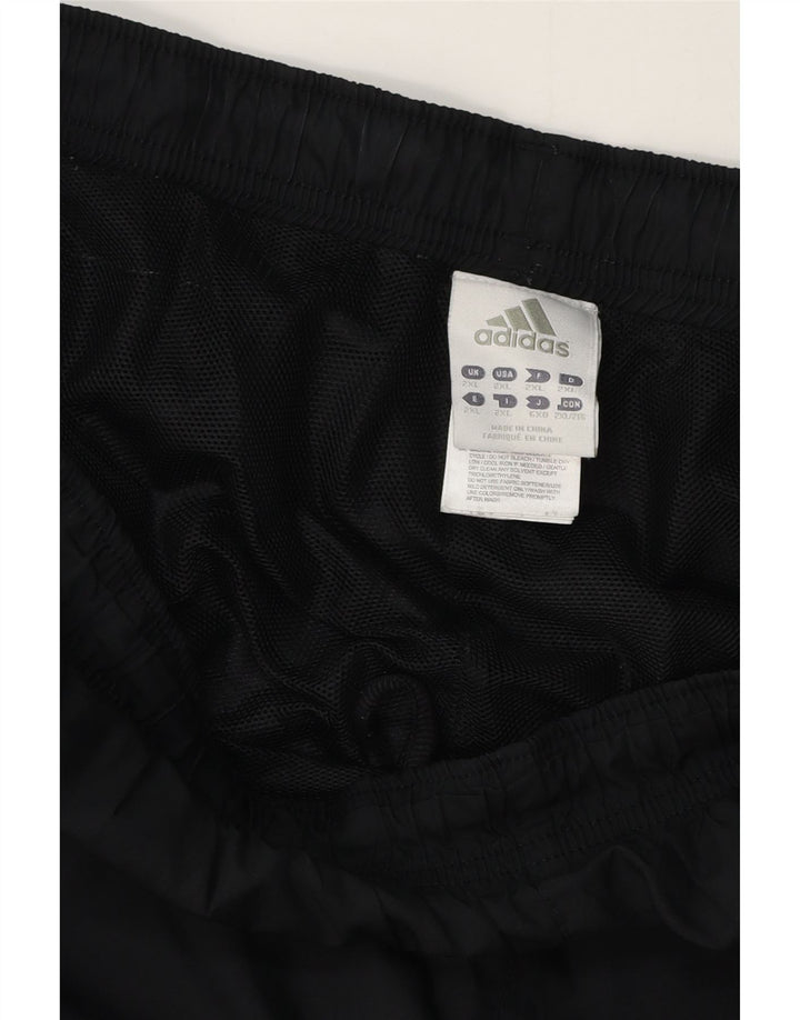 Adidas - Pantalón de chándal para hombre, talla 2XL, color negro, poliéster