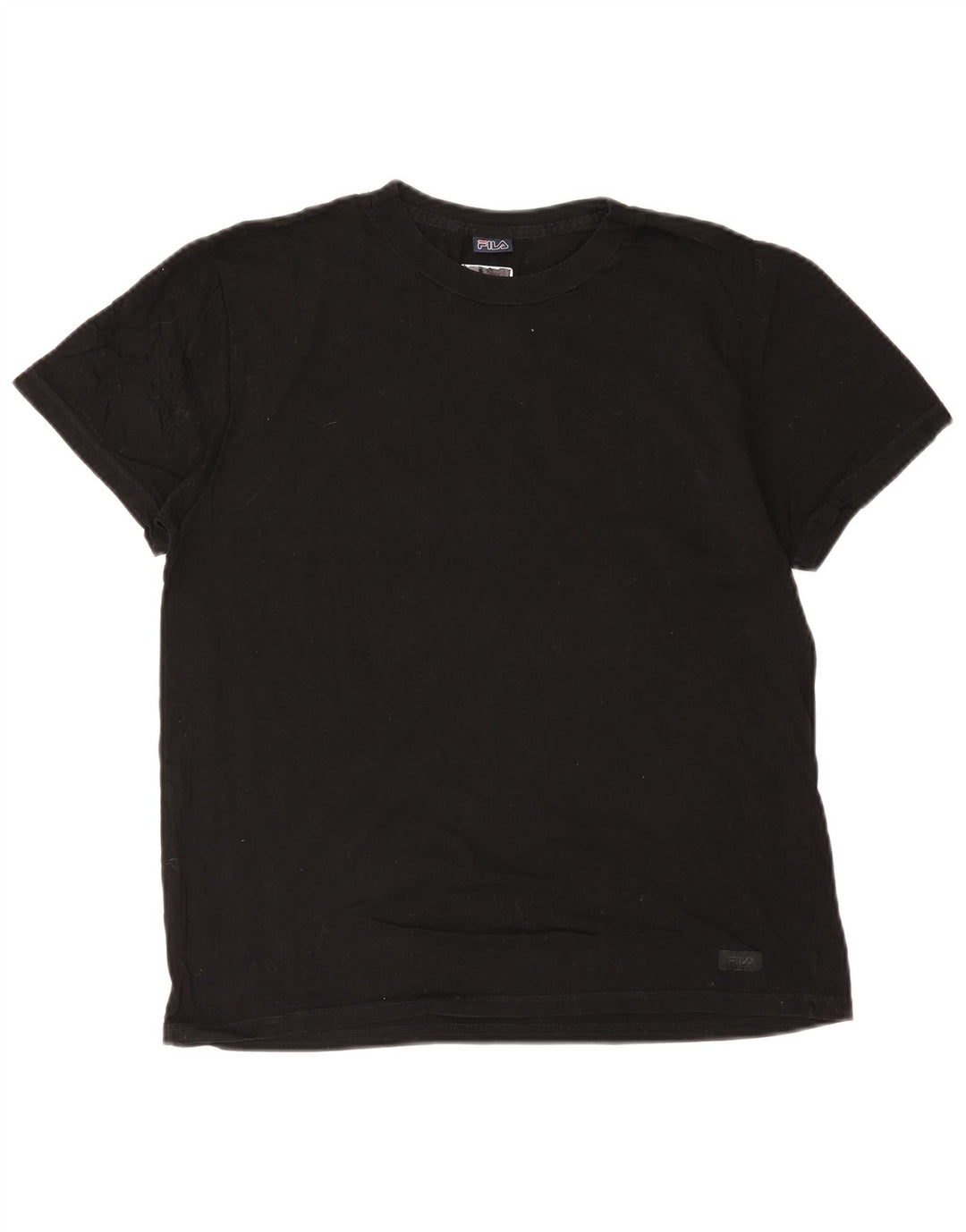Fila Camiseta Hombre Top Medium Negro Algodón