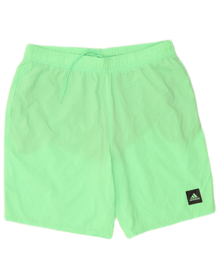 Adidas Hombre Bañador Corto Grande Poliéster Verde